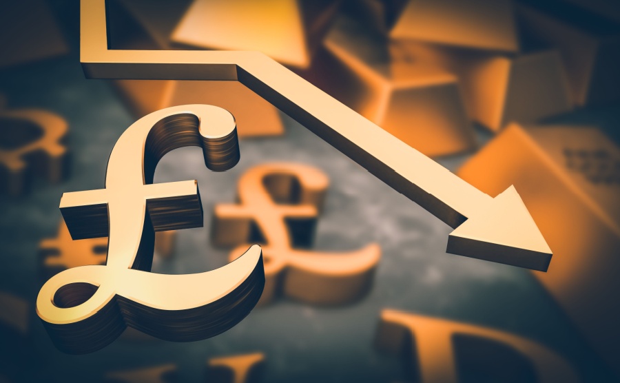 Pound’s worst month against dollar for two years