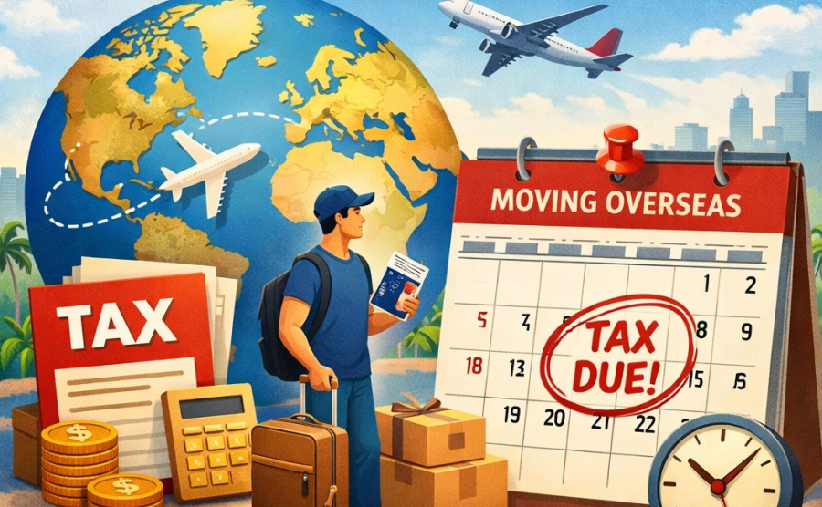 How long can you stay overseas without changing your taxes?